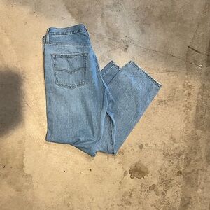 Levi's Light Blue Straight Leg Jeans